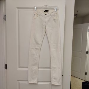 Just Cavalli White Straight Jeans